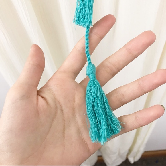 Flying Tomato Embroidered Tassel Cutout Maxi Dress - Picture 6 of 8